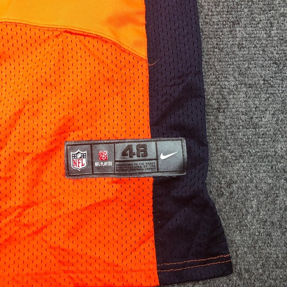 Wes Welker Denver Broncos Nike NFL Jersey #83 Football Orange Mens Size 48 - Picture 2 of 12